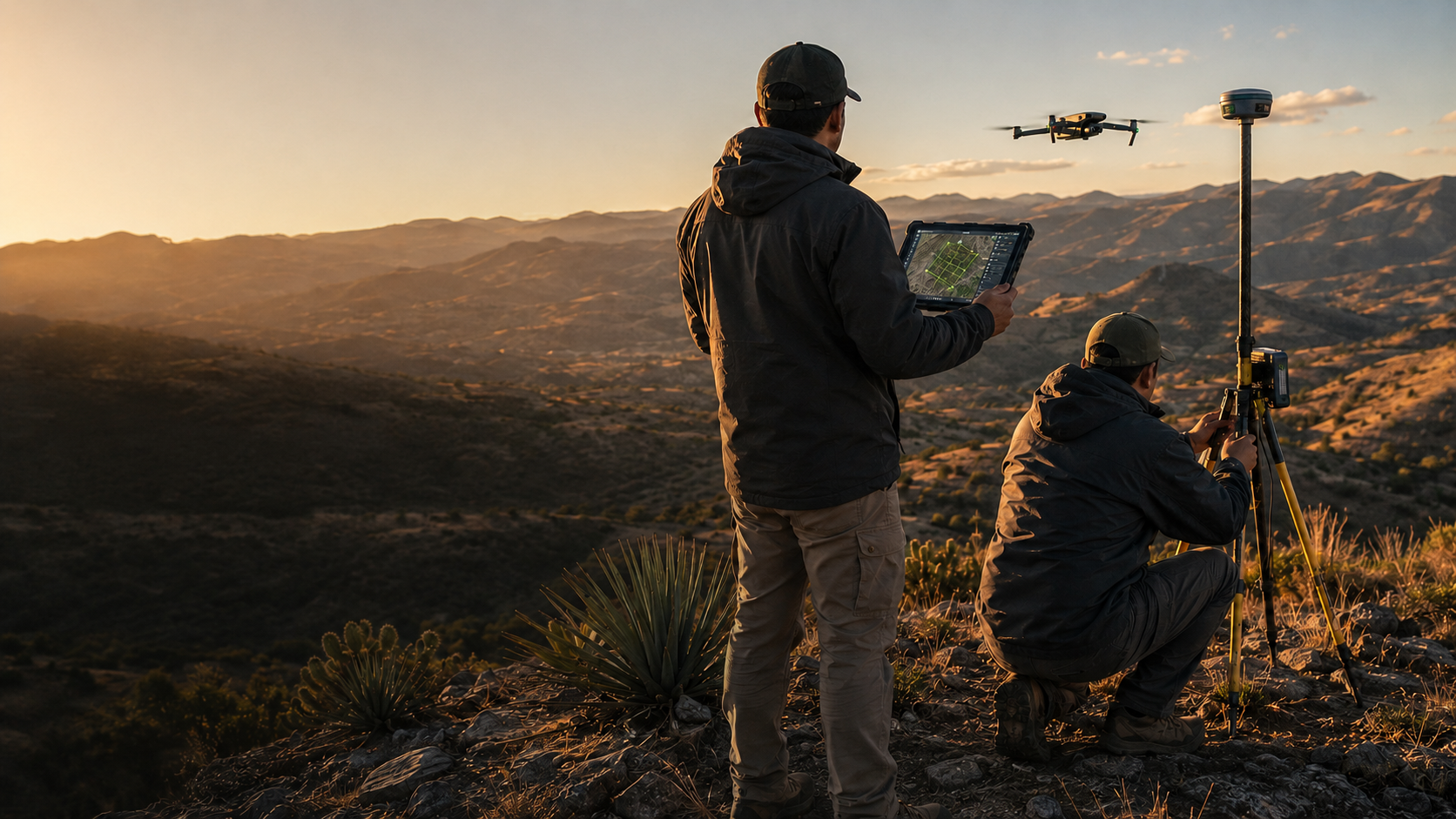 Equipo Drone Mapping en sitio